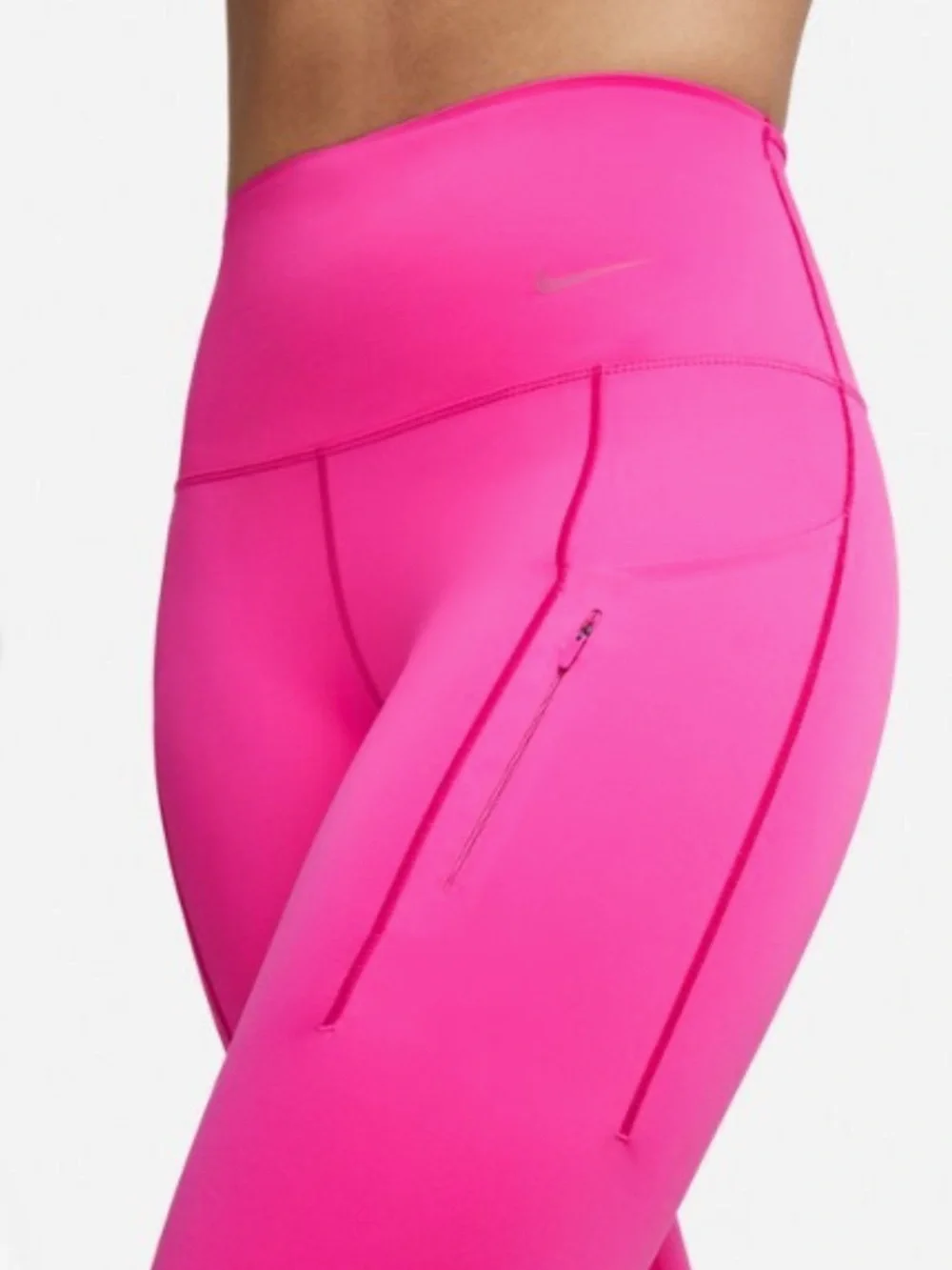 Nike GO High-Rise 7/8 Leggings in Bright Pink
